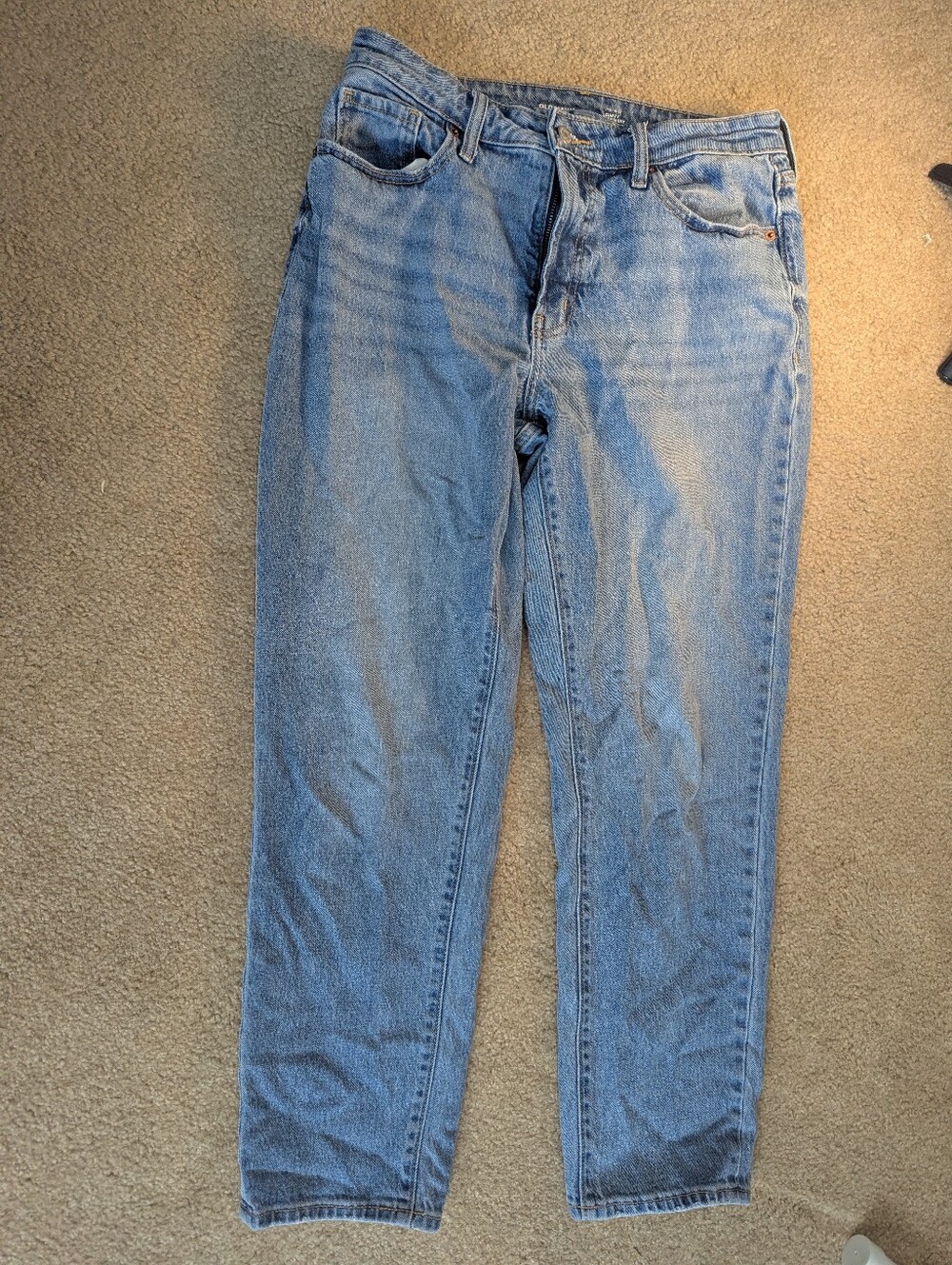 Old Navy Curvy Straight Jeans — Light Wash